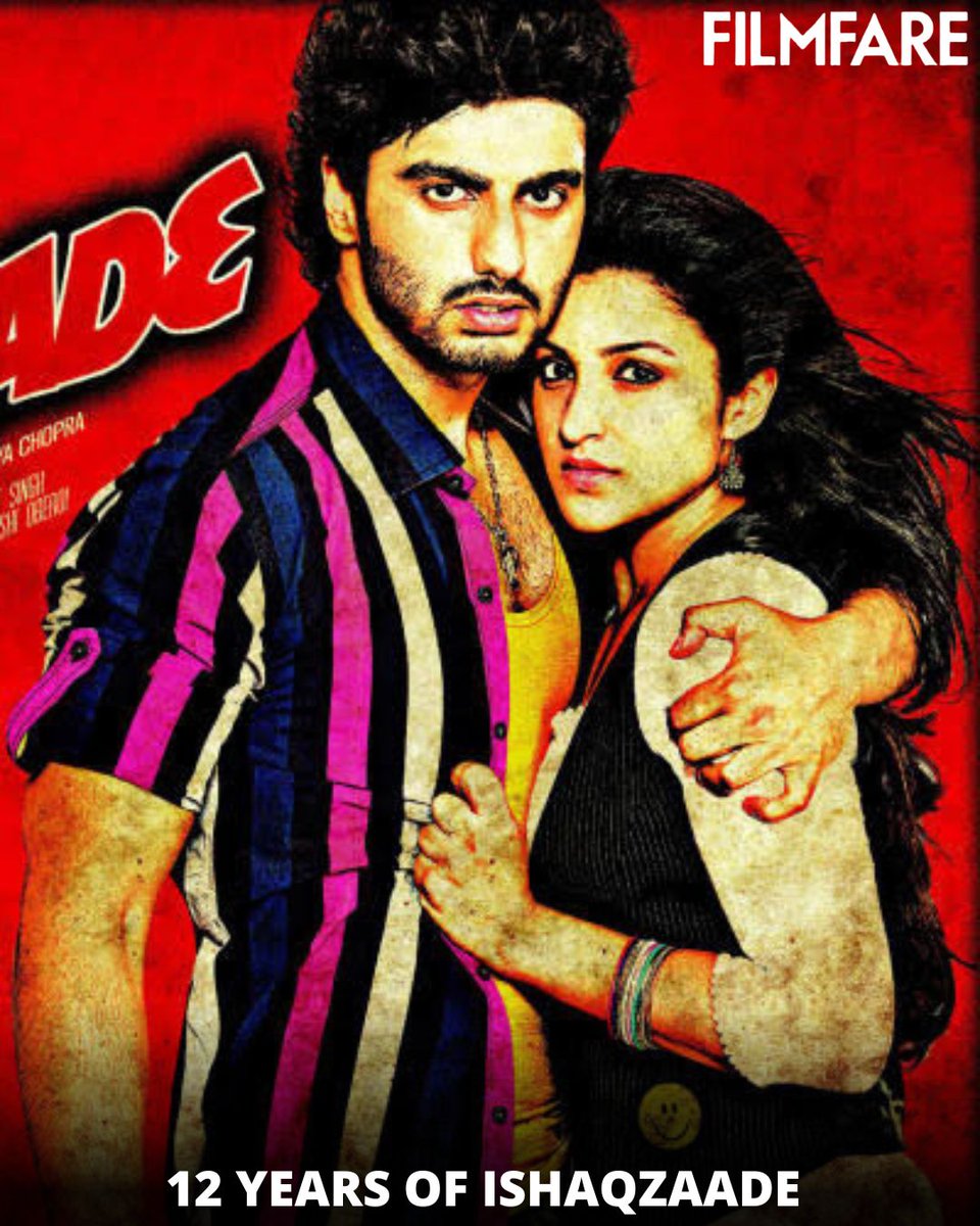 12 years since #ArjunKapoor and #ParineetiChopra debuted in #Ishaqzaade. ❤️