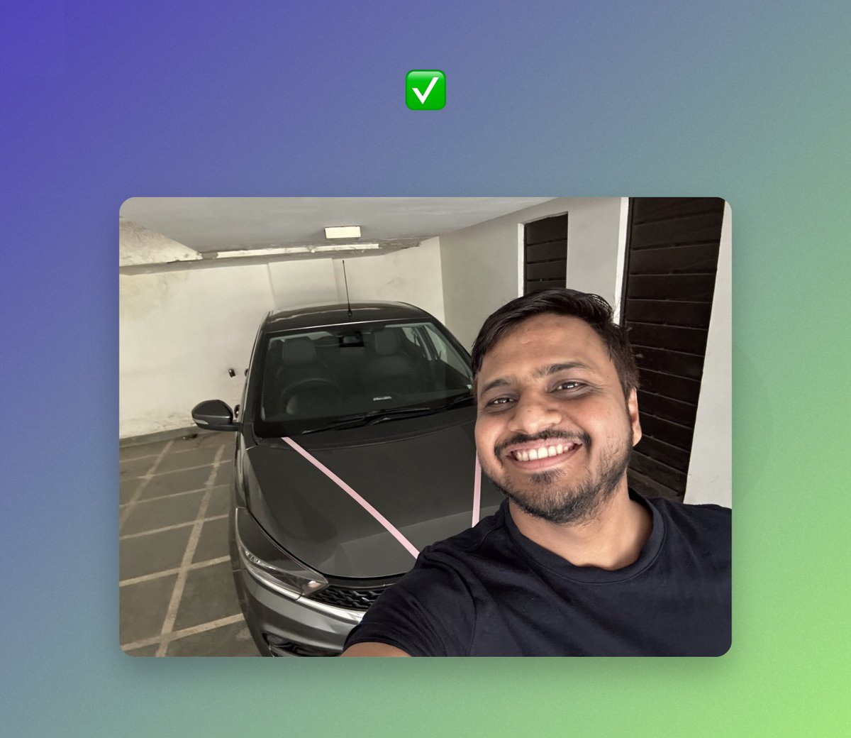 Small Bootstrapping milestone!

My AI SaaS paid for my car purchase last month :)
