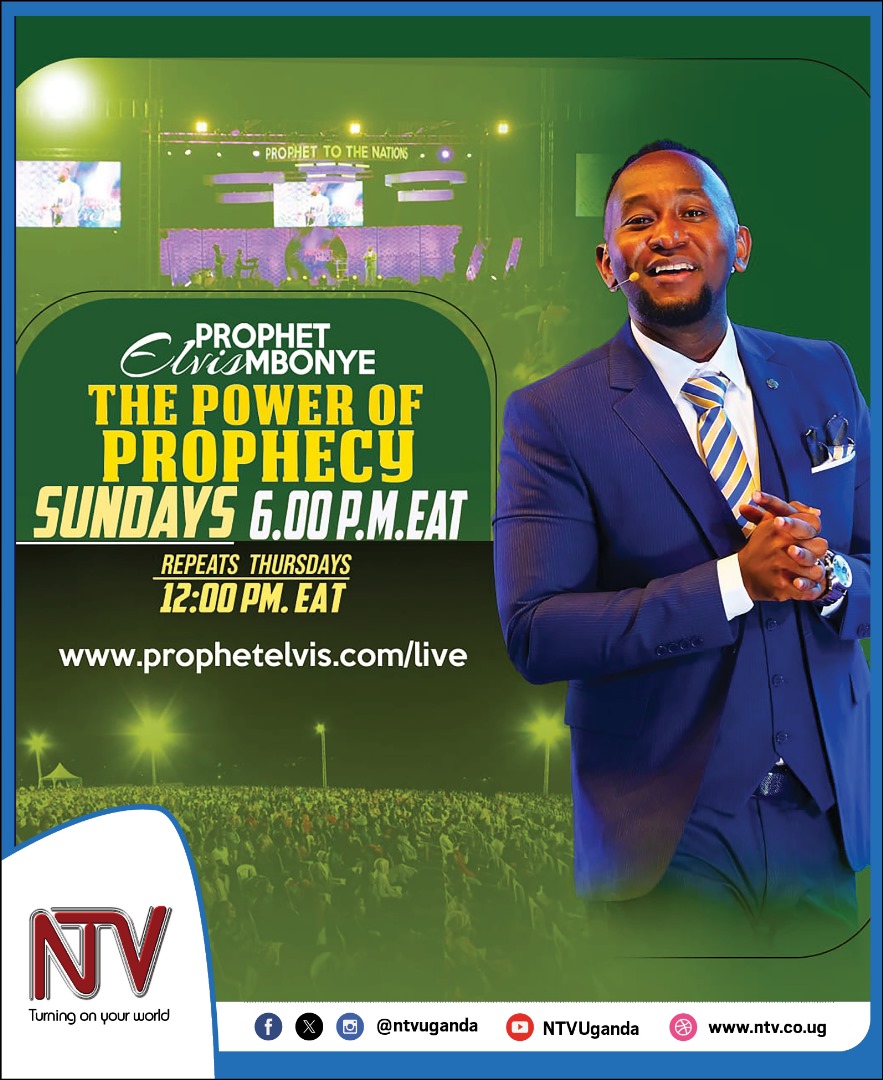 Experience the profound impact of Prophecy with Prophet Elvis Mbonye, this Sunday at 6:00 pm. #PowerOfProphecy