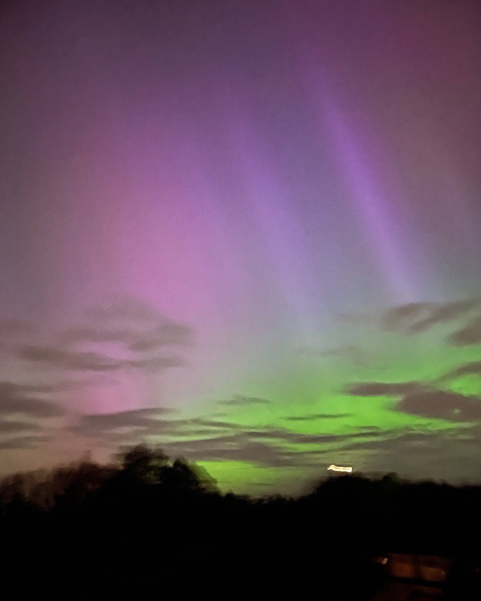 Northern Lights in North County Dublin #aurora