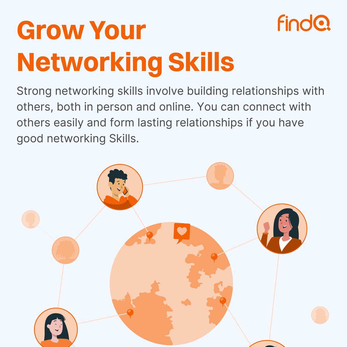 People network to help grow their personal and business relationships.

The team you build is the company you build

Networking will help every aspect of your professional career. 

#findq #networking #career #recruitment #jobconsultancy
#QueueYourRecruitmentWithUs