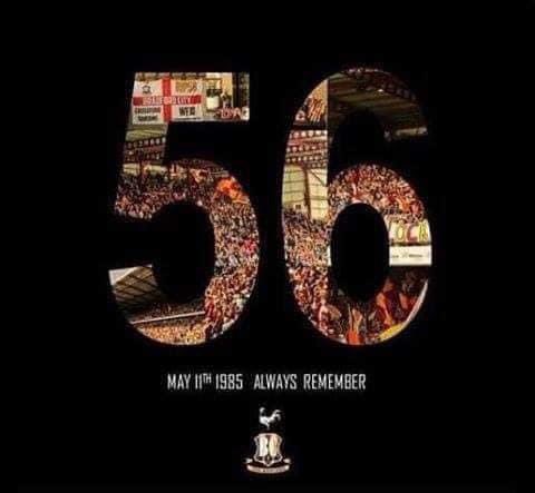 On this day 39 years ago, 56 people travelled to Valley Parade and never returned. Our thoughts and prayers are with the friends and families of those that lost their lives and everybody at @officialbantams You’ll Never Walk Alone 💚🤍🤝❤️💛