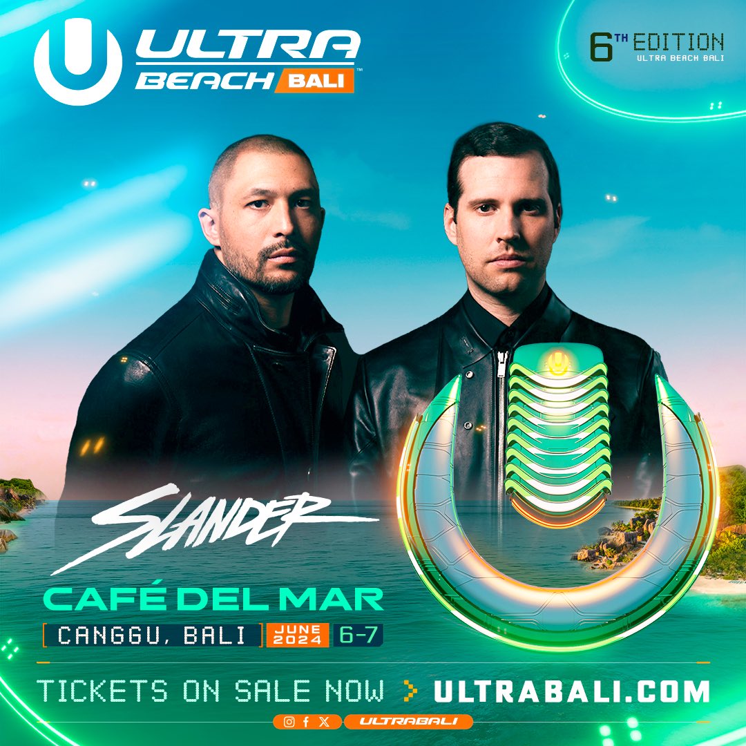🔥 Prepare for an unforgettable night of melodic mayhem with Slander at #UltraBeachBali 🎶 Dive into a world where heavy bass meets emotional melodies, creating an electrifying atmosphere you won't want to miss. ultrabali.com/tickets/2024 🌴💥 #Slander #bali