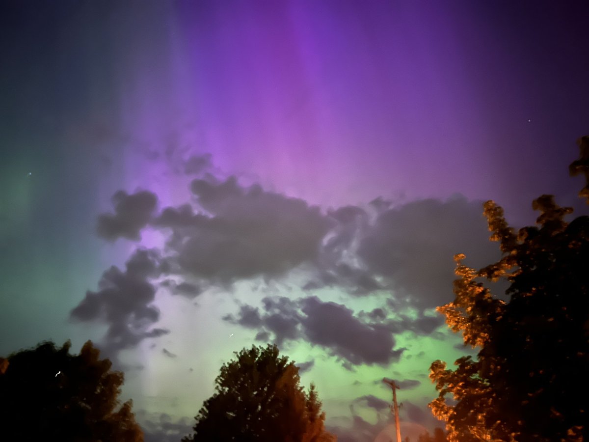 The sky from Rockford, MI! #NorthernLights
