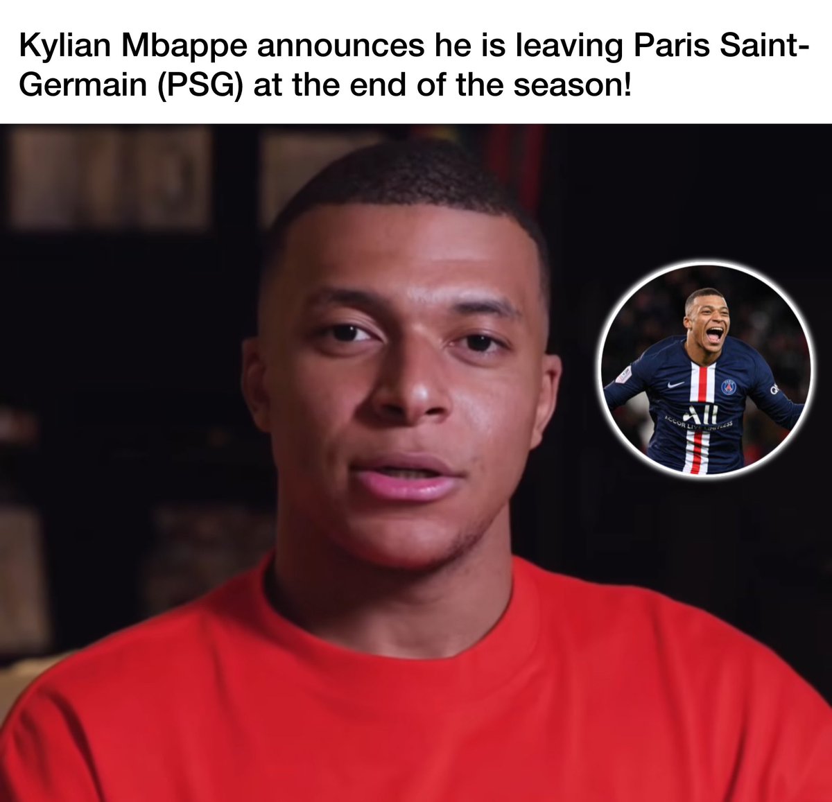 Kylian Mbappe has announced he is leaving Paris Saint-Germain (PSG) at the end of the season, after which he is expected to join Real Madrid. The announcement brings Real Madrid closer to ending their yearslong pursuit of Mbappe, who is widely known as one of the best players.