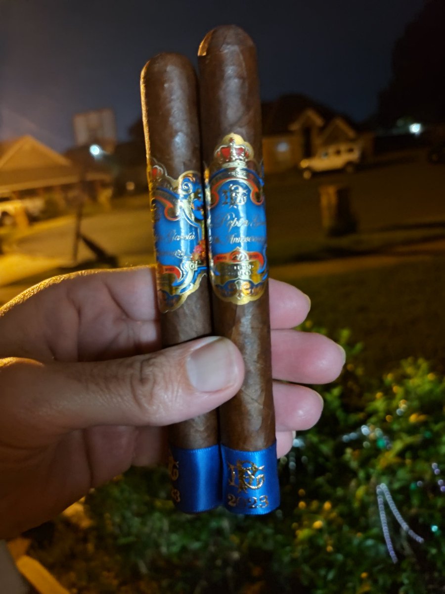 The wife and I always smoke something special on Fridays, and since this is mother's day weekend, we are going top shelf. These are incredible sticks. Beautiful, lovely, refined, elegant, and classy...just like her. Don Pepin 20th anniversary. Some of the best My Father…