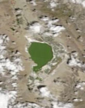 Owens Lake 5/10/2024, used as an example of what could happen to the #GreatSaltLake.
It is still full today.