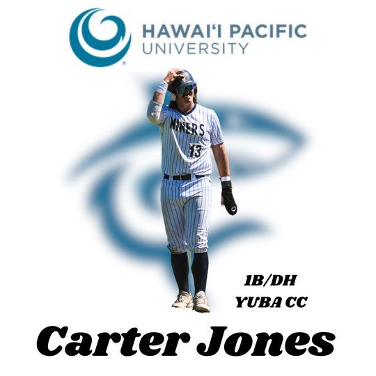 Congratulations to Carter Jones on his commitment to Hawaii Pacific University! HPU is getting a great one! 

9ers on the move!