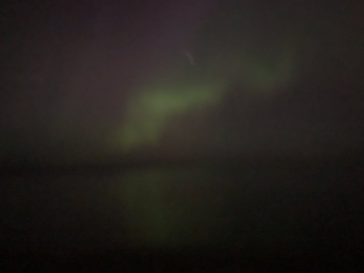 That was quite the experience. Even in Chicago, you could go out to the lake with a crappy camera and feel incredibly small for a bit. #aurora #solarstorm