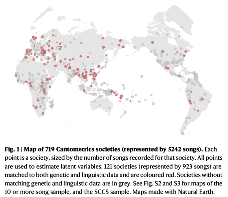 Pat Savage (@PatrickESavage.bsky.social) (@patrickesavage) on Twitter photo Big paper just published led by @SamPassmore_ combining <a href="/GlobalJukebox/">The Global Jukebox</a> songs with global genetic and linguistic data to find surprising (to me) dissociations. Coauthors <a href="/AnnaLomaxCW/">Anna Wood</a> <a href="/chiarabarbieri_/">chiara barbieri</a> <a href="/dorshilton/">Dor Shilton</a> <a href="/hideodaikoku/">Hideo Daikoku</a> <a href="/DrQueue/">Quentin Atkinson</a>
rdcu.be/dHzzO Big paper just published led by @SamPassmore_ combining <a href="/GlobalJukebox/">The Global Jukebox</a> songs with global genetic and linguistic data to find surprising (to me) dissociations. Coauthors <a href="/AnnaLomaxCW/">Anna Wood</a> <a href="/chiarabarbieri_/">chiara barbieri</a> <a href="/dorshilton/">Dor Shilton</a> <a href="/hideodaikoku/">Hideo Daikoku</a> <a href="/DrQueue/">Quentin Atkinson</a>
rdcu.be/dHzzO