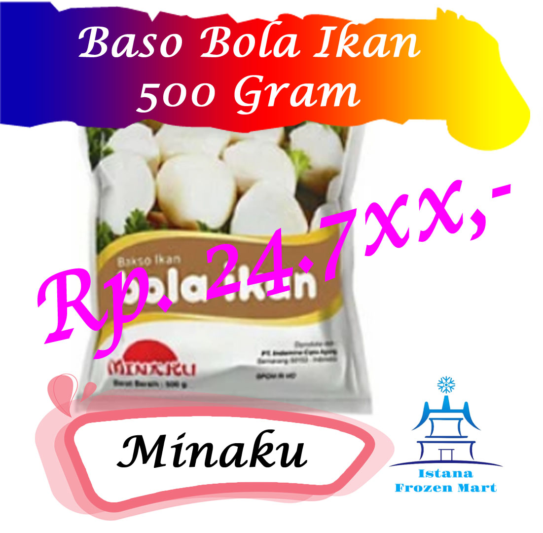 Baso Bola MINAKU Ikan 500 GR
Promo Mei 2024 : Rp. 24.7xx

#frozenfood #frozenfoods #murah #frozenfoodmurah #enak #frozenfoodenak #makanan #beku #minaku #basobola #bolaikan #bolaminaku #minaku500gr #alami #bebaspengawet

tokopedia.com/frozenfoodbdg/…
shopee.co.id/product/102817…