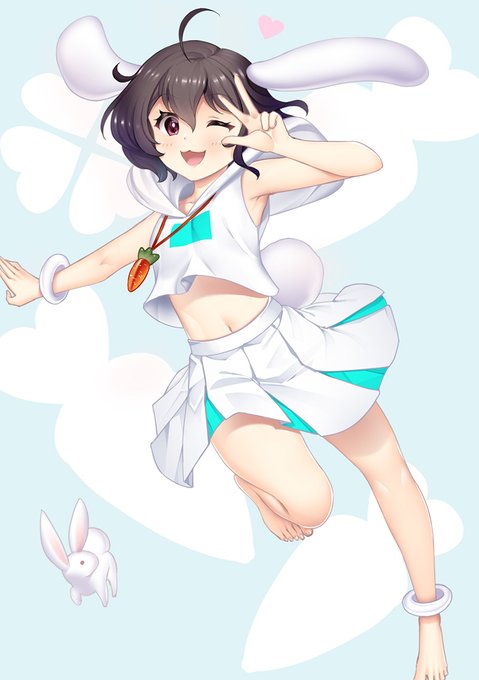 #因幡てゐ
今日は快適～ 