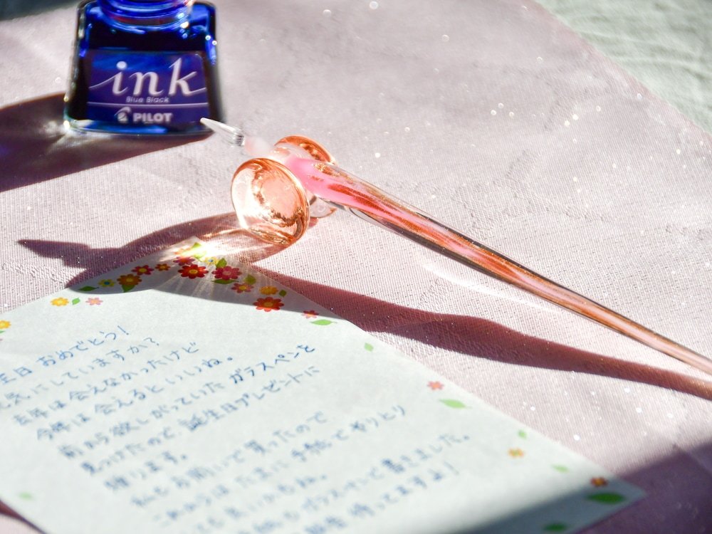 🌸 #春限定 イタリア ヴェネツィアンガラスの 【#ガラスペン