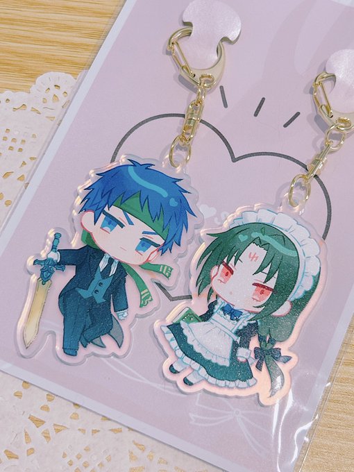 アイセネペアアクキー作った💙
ちっちゃくてかわゆ🥰🫶 