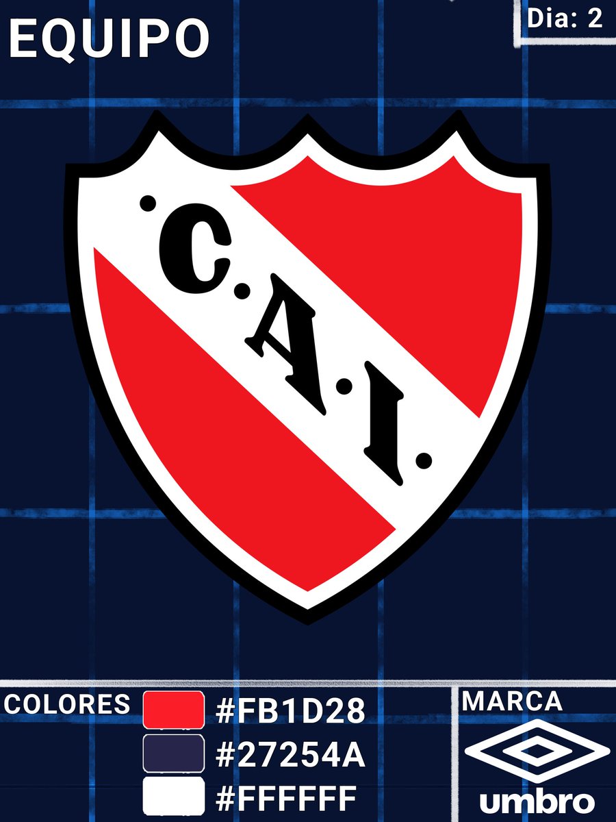 Nuestro Segundo Equipo es @Independiente, con la marca @umbro No se olviden de los hasthags... #28EquiposLPF #Dia2 Que abunden las camisetas.!! 🤜🏻🤛🏻 (Aclaro nuevamente que los colores no son obligatorios, sino una información)