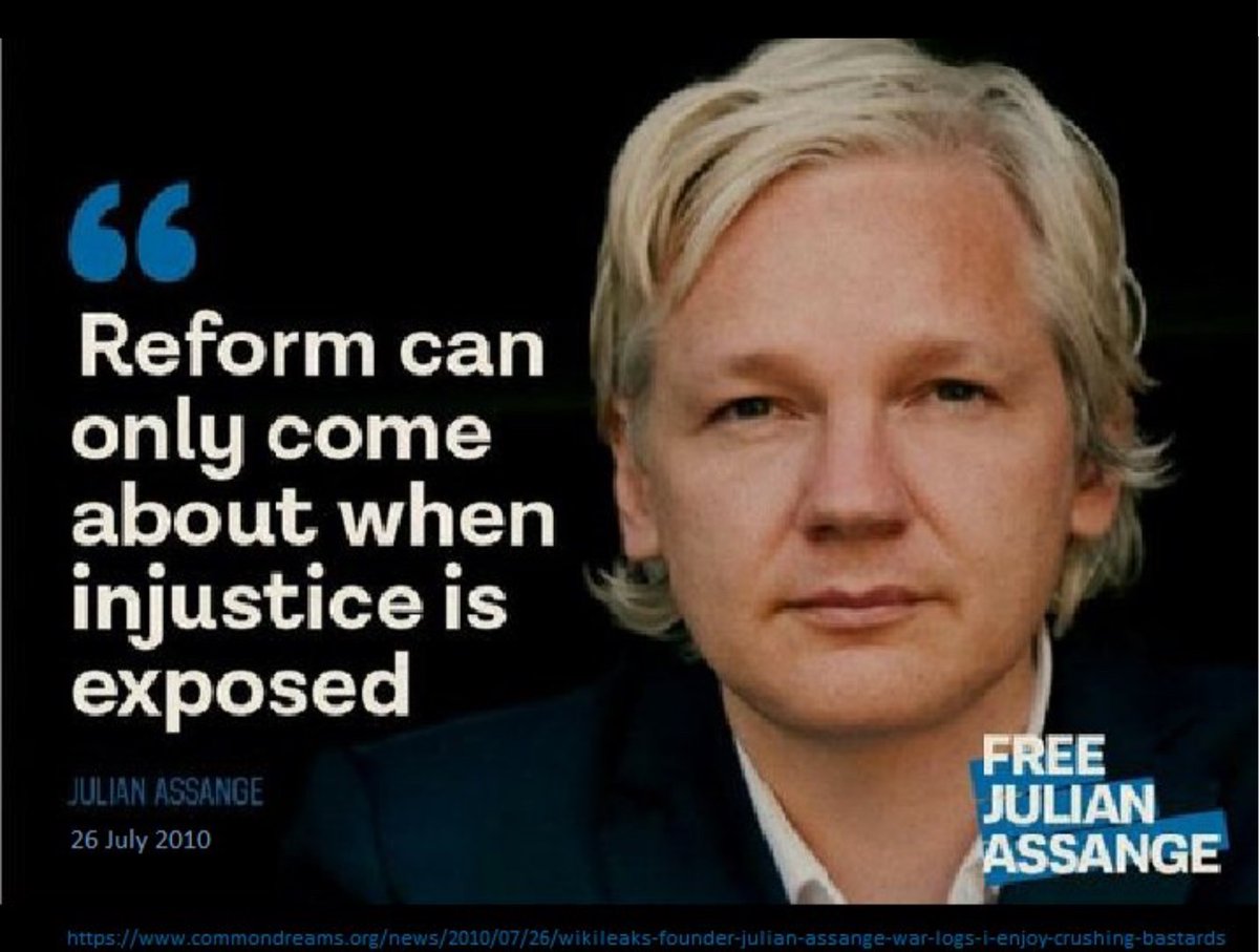 #FreeJulianAssangeNow
#JulianAssange