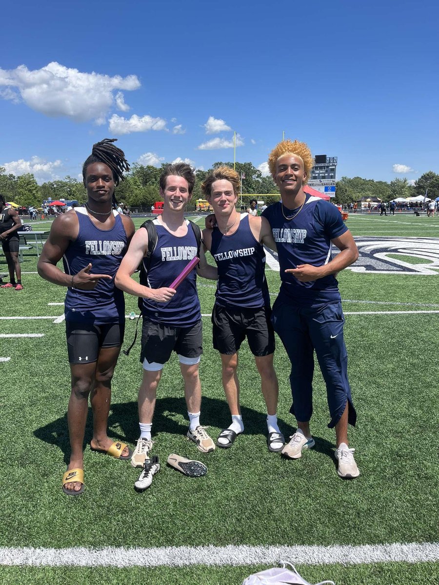 Fellowship's four by 100 relay team qualifies for state finals! @FellowshipCS Thanks for the picture Mike Haynes!