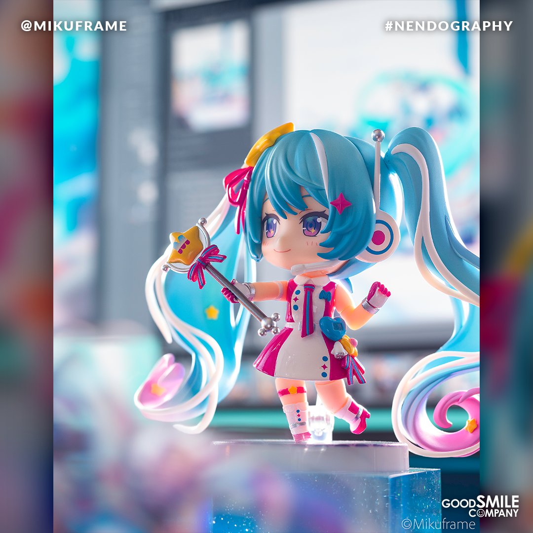 Behold the enchanting sight of Nendoroid Hatsune Miku: Magical Mirai 10th Anniversary Ver.! Stunning photo by mikuframe on Instagram.

Use hashtag #Nendography for a chance to be featured!

#HatsuneMiku #Goodsmile