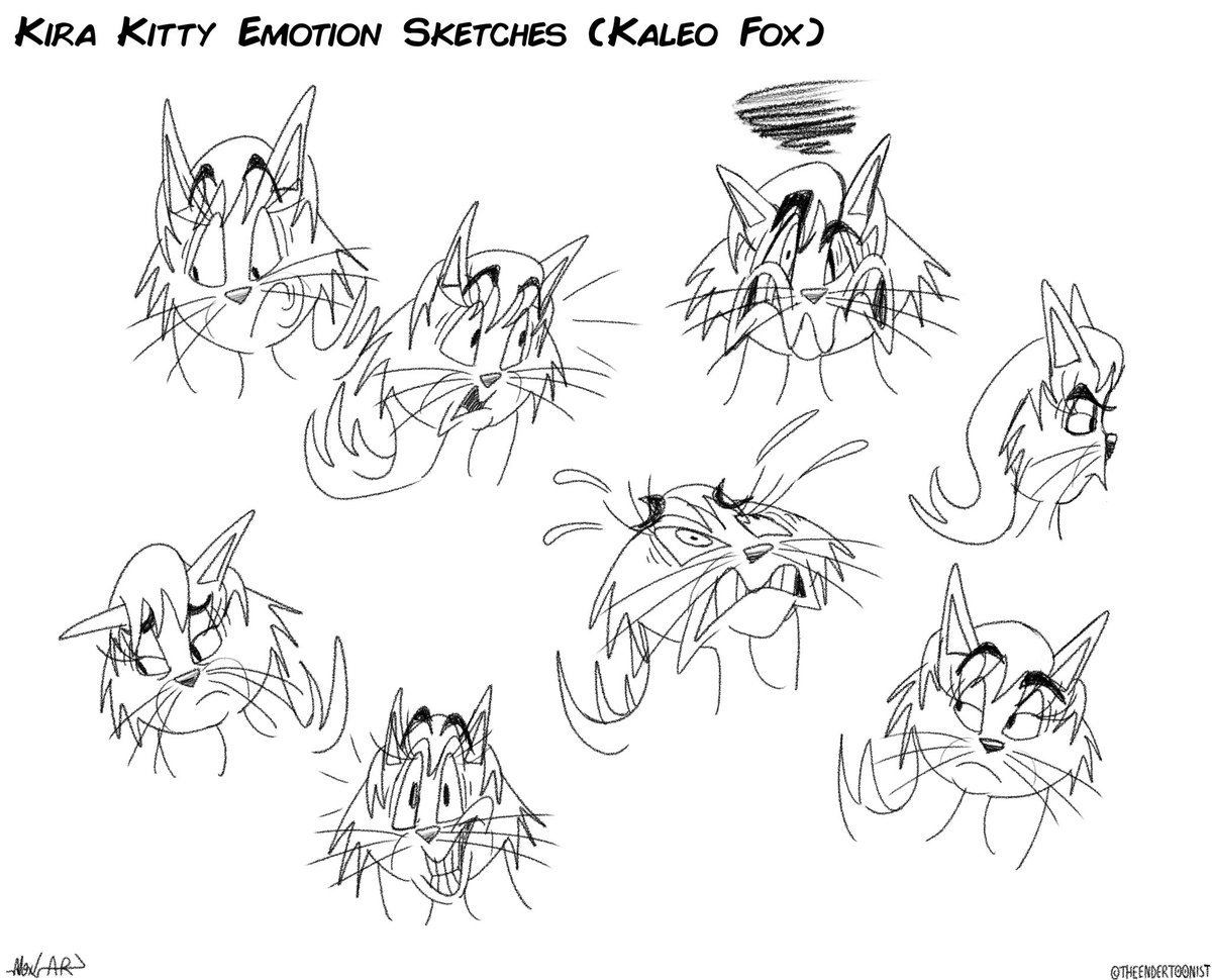 ~Kira Kitty Emotions Sketches (Kaleo Fox)~

Practicing some emotions and expressions of Kira Kitty from Kaleo Fox, starting from sketches.

#oc #cartooncharacter #drawings #cat #kirakitty #kaleofox #emotions #sketches