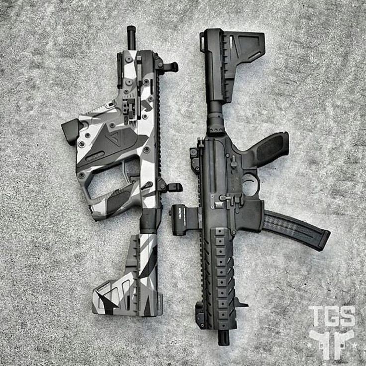 Paint job on this kriss Vector looks dope.