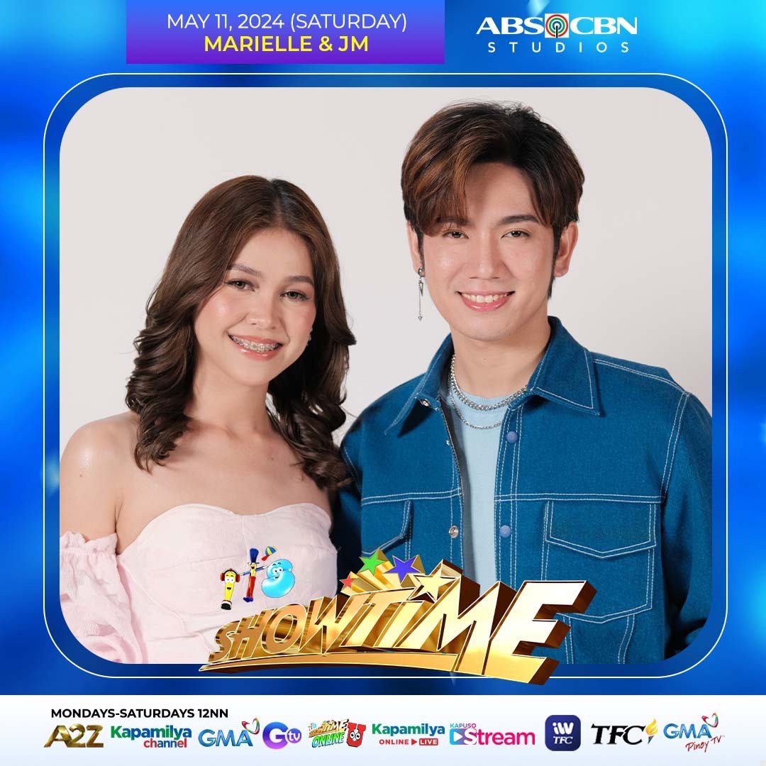 Madlang People! Celebrate Mother's Day with Showtime family! Abangan ang mga awiting handog for our moms ng ating TNT Champions na sina Marielle Montellano at JM dela Cerna sa It's Showtime! #ShowtimeMotheringDay 💙💛🌈