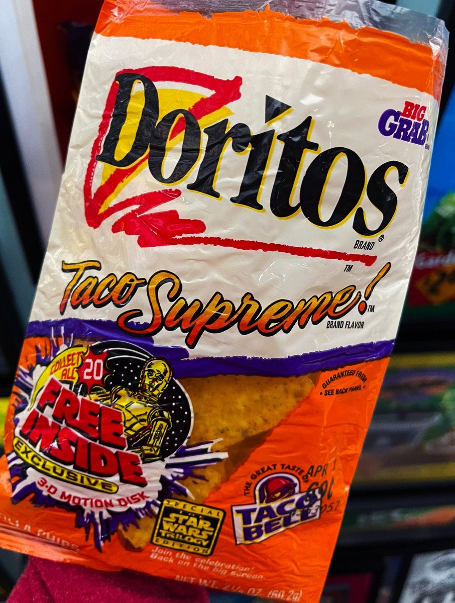 these old Doritos bags promoting Star Wars: Episode 1 (1999)