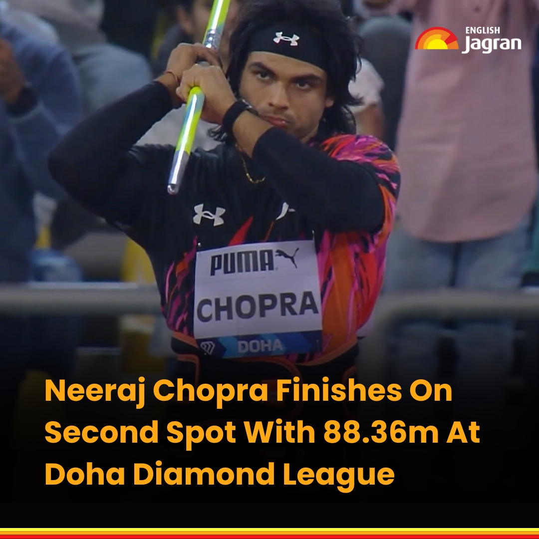 Neeraj Chopra's return to the Doha Diamond League showcases his prowess, securing second place with a commendable throw of 88.36m, falling short of Jakub Vadlejch's 88.38m. Kishore Jena finishes ninth with a best attempt of 76.31m. Know More: tinyurl.com/22jpyf8f…