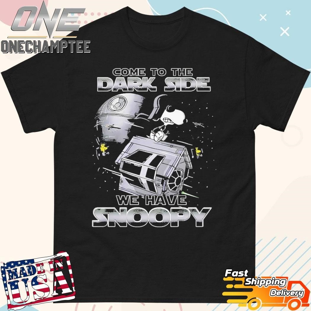 snoopy star wars t shirt