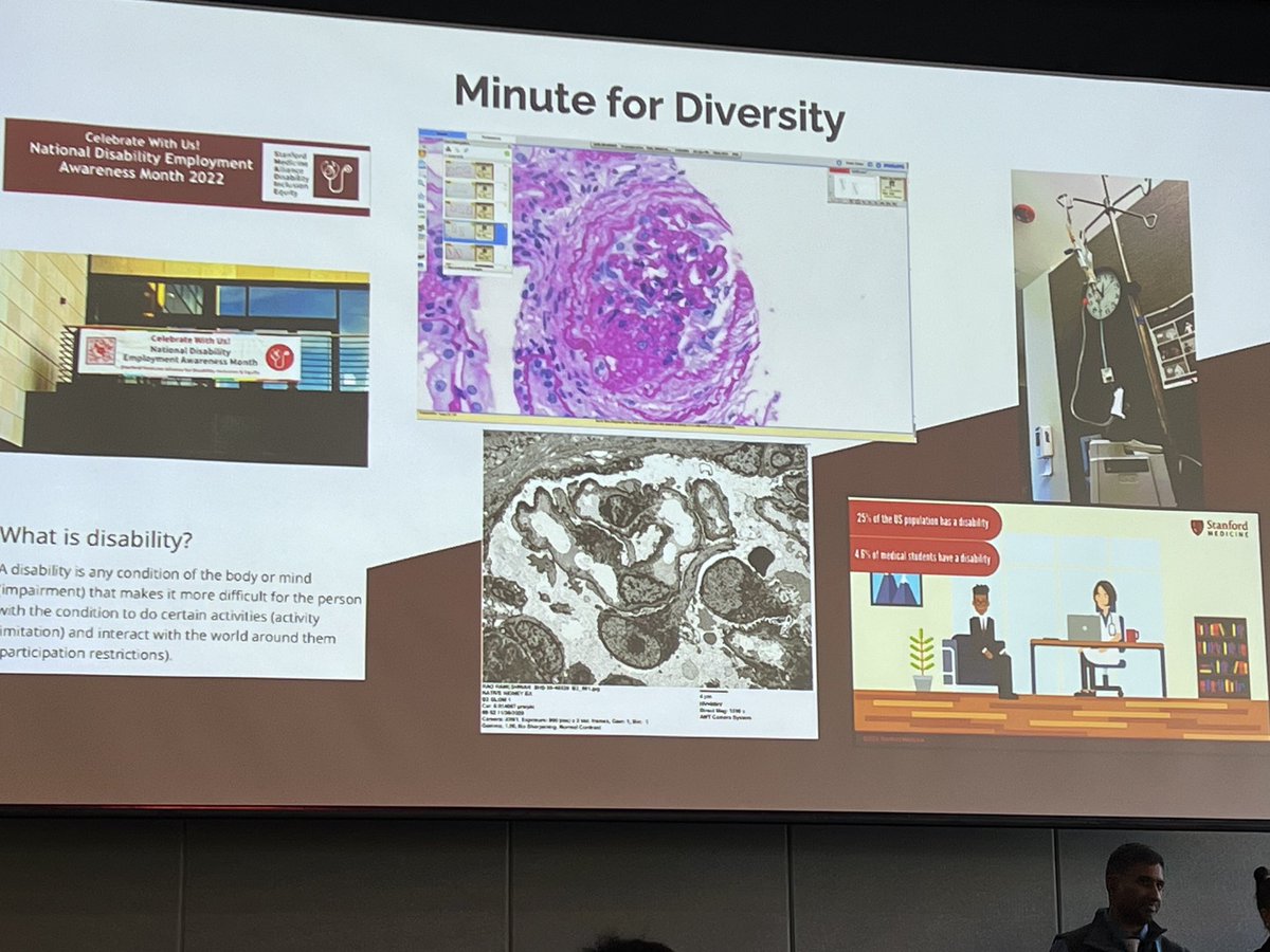 Seeing this was a proud moment @StanfordMed Leadership Education in Advancing Diversity (LEAD) forum. Somebody I hadn’t met talking up ⁦⁦⁦@StanfordMedADIE⁩, disability as diversity, and our inclusive learning course! All without mentioning me or ⁦⁦@4_kidney⁩