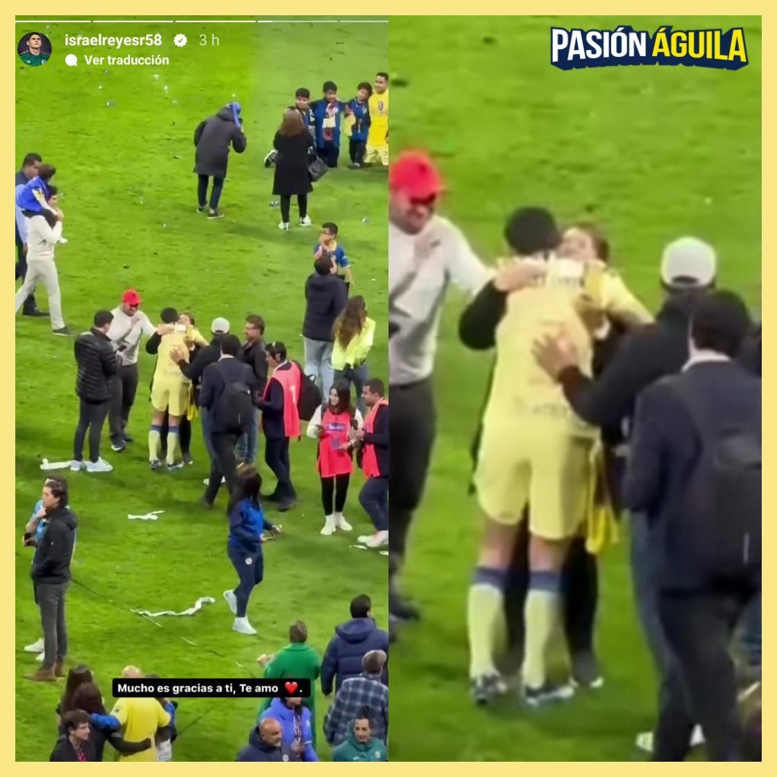 Así felicitó Israel Reyes a su mamá, con un video de la 14 🦅 🏆 

#ClubAmerica #SomosAmerica #SiempreAguilas