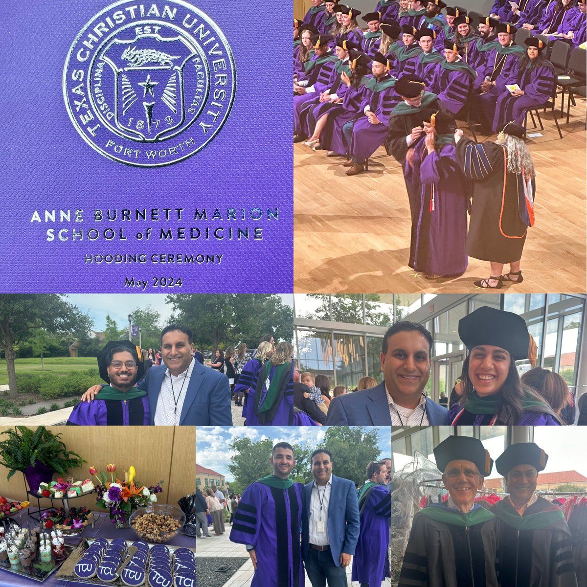 Congrats to @TCUBurnettMed Class of 2024! It has been an honor to coach many of you over the last 4 years and help achieve your goals!  Now you all are officially doctors! Looking forward to seeing your future accomplishments! @TCUMagazine @TCU