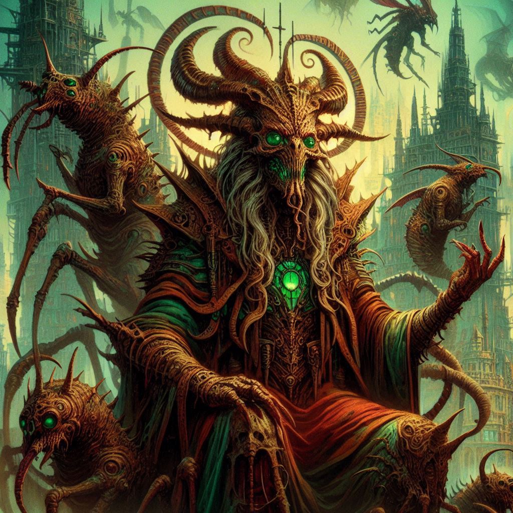 PhilPixels81672's tweet photo. Lord of Locusts captured in Lovecraftian Dark Fantasy artwork
#EldritchHorror #CosmicDread #SwarmOfTheVoid #DarkFantasyRealms @ekdorenbosch https://t.co/zfSVovzyK5