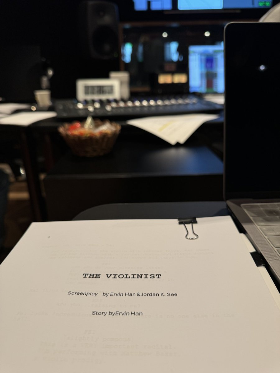 RobotPlayGrd's tweet photo. Recording voices for our feature animation 'The Violinist' last week In Tokyo https://t.co/2cfUnII8Yu