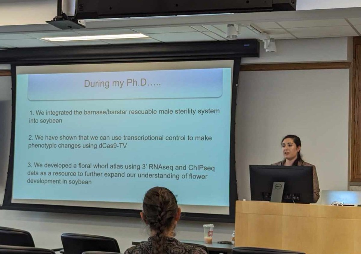 I am excited to share that I passed my PhD defense today! This has been my goal since I graduated high school and it feels surreal. 
#Cornell #PhDone #PhD #Soybean
