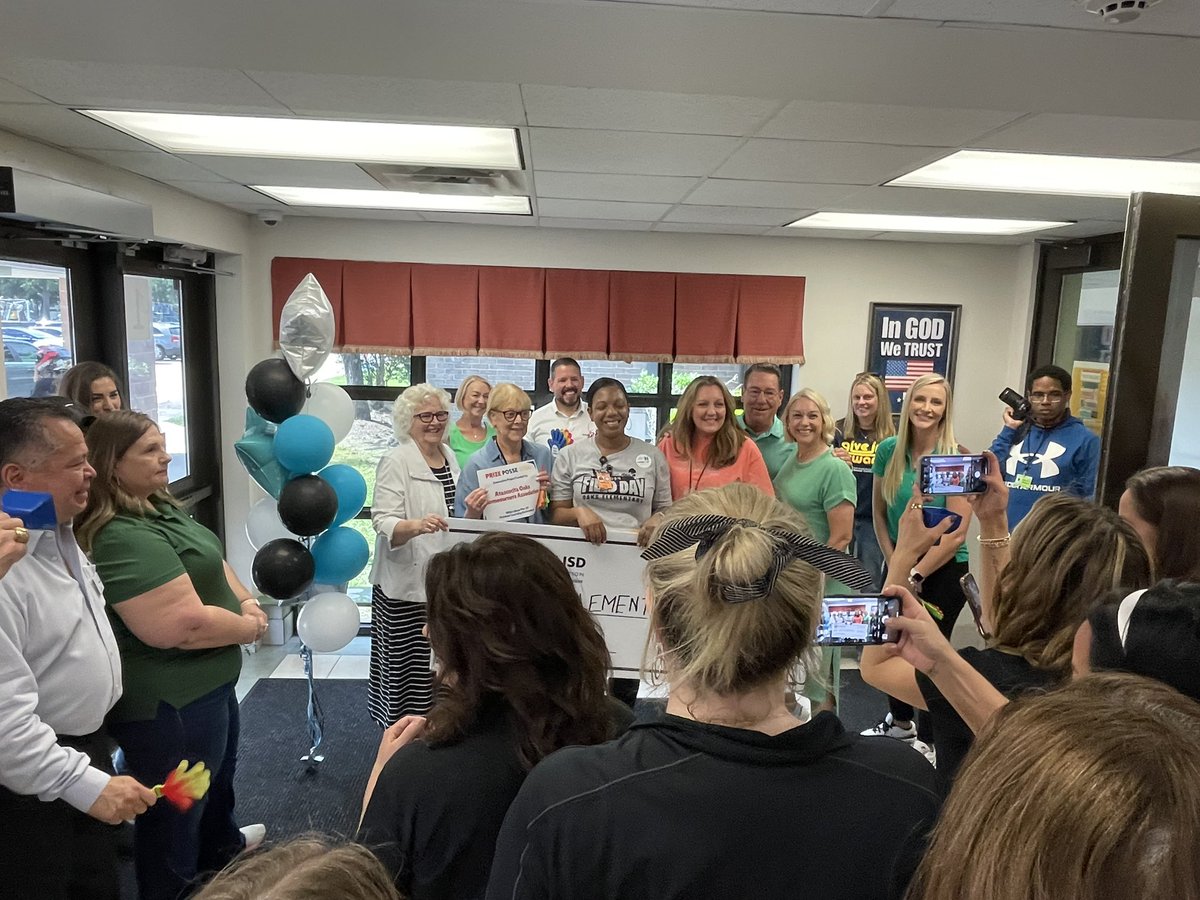 To close out this amazing week!! Today our school was awarded a grant from our Humble ISD Education Foundation that I wrote to provide an inclusive playground equipment for all early childhood students!! 🎉 <a href="/HumbleISD_OE/">Oaks Elementary</a> <a href="/HumbleISD_FDN/">HumbleISD Foundation</a> <a href="/HumbleISD/">Humble ISD</a> <a href="/HumbleISD_PREK/">HumbleISD ECE</a>