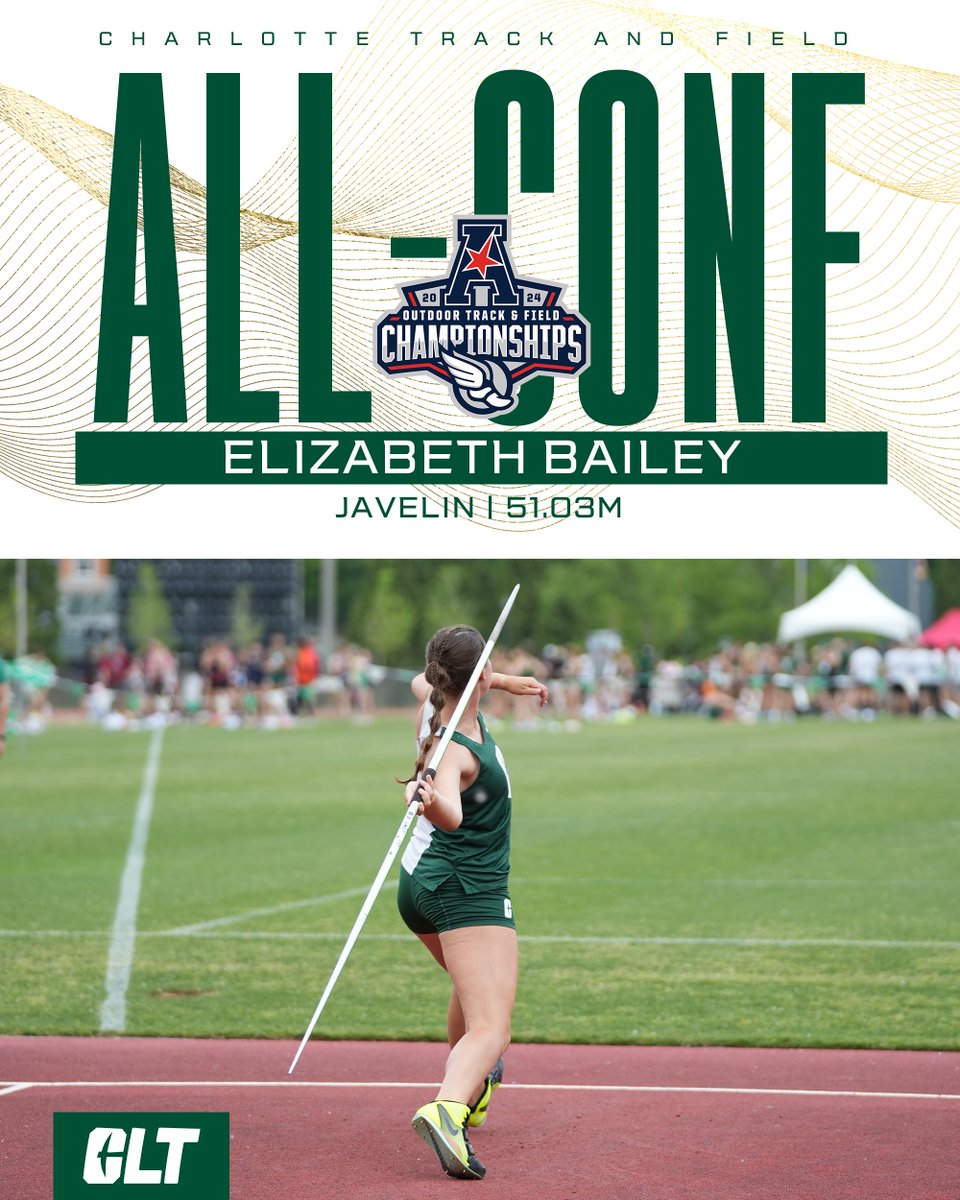 𝐒𝐞𝐜𝐨𝐧𝐝 𝐓𝐞𝐚𝐦 𝐀𝐥𝐥-𝐂𝐨𝐧𝐟𝐞𝐫𝐞𝐧𝐜𝐞 🥈 for Elizabeth Bailey in the javelin throw. 👊

#GoldStandard⛏️