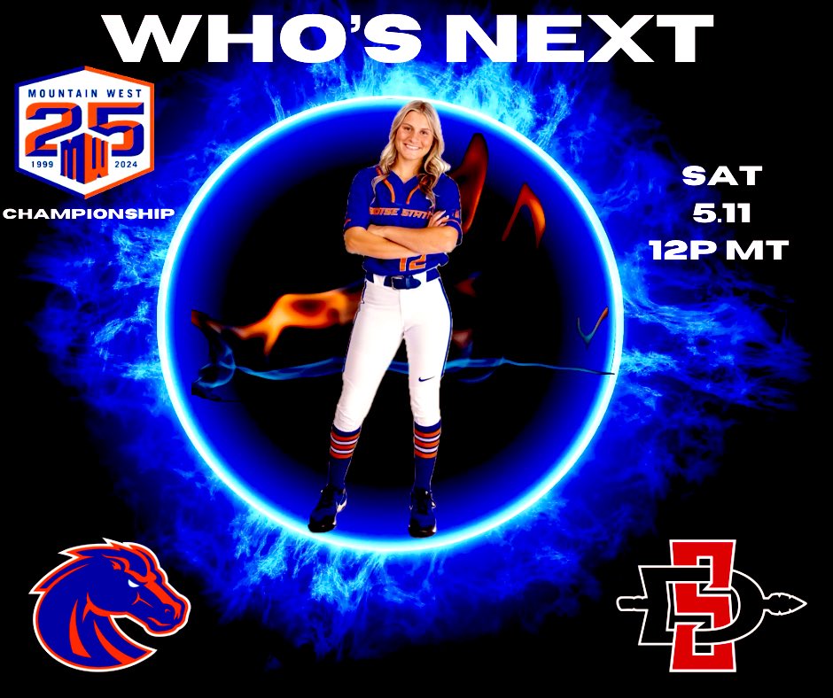 Get your tickets!
🚀🥎WHO’S NEXT🚀🥎
MOUNTAIN WEST CHAMPIONSHIP 
Bleed Blue! Go Broncos!💙🧡💙🧡
#BeElite #BeLegendary #BlueElevation 
Support the program. Everything Counts↙️ BlueElevation.Org BECOME A MEMBER
#BoiseState #Elite #BleedBlue #WAGON #LaunchPad #WhosNext…