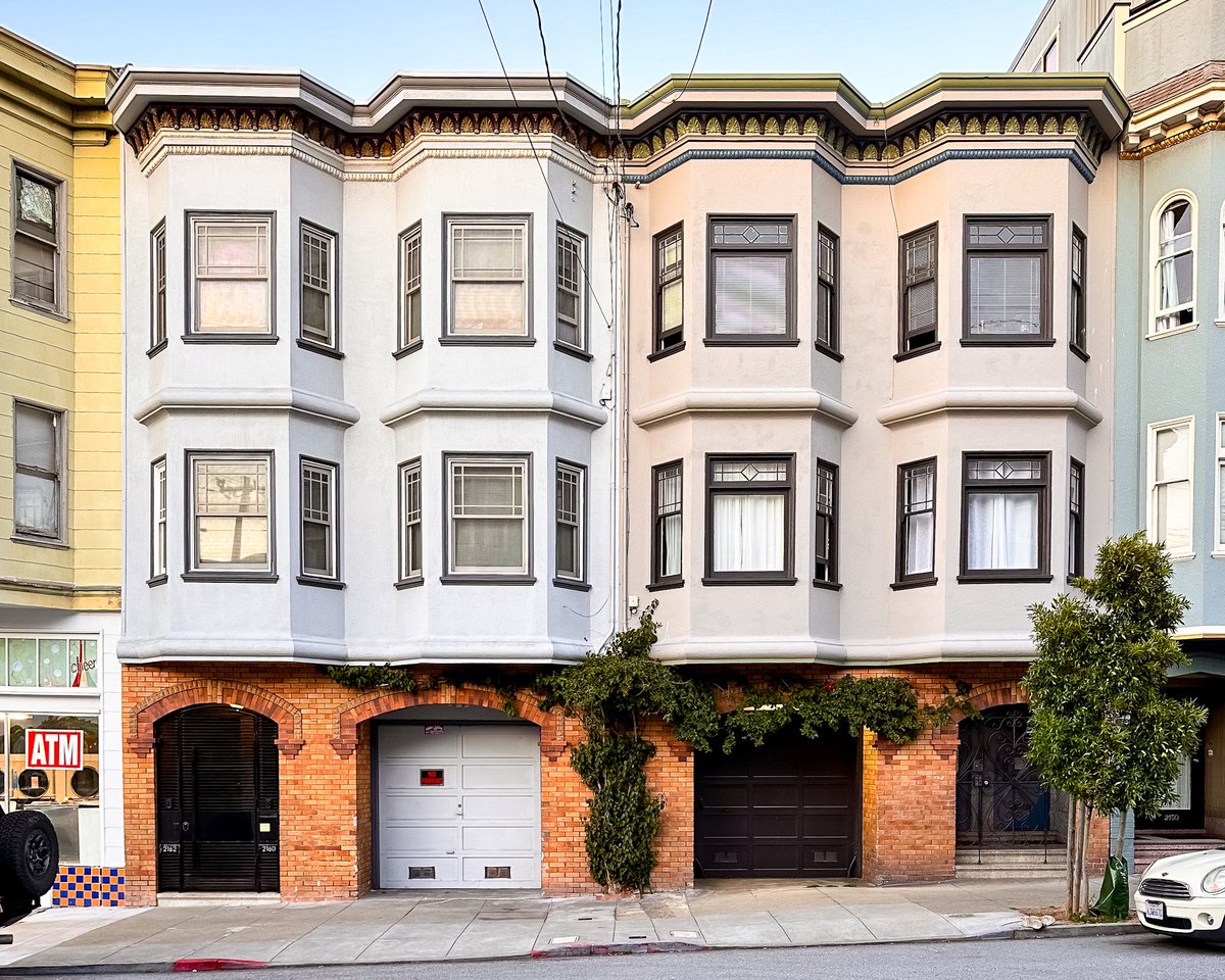 One of these homes has been modified in a way that is disallowed under San Francisco planning policy. Which one is it, and how has it been modified?