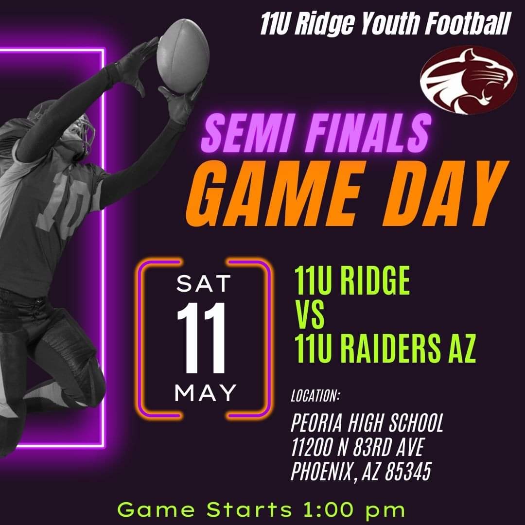 Semifinals week, LET'S GO!!!!
#ROLLRIDGE #ALLGAS @MtRidgeFootball @Ridge_Army @TheMRHS @RidgeStrength @thedigitalnest @westwingmustang @Dylan_Friedl13 @Tolly761 @MauriLeBlanc @steve72706822