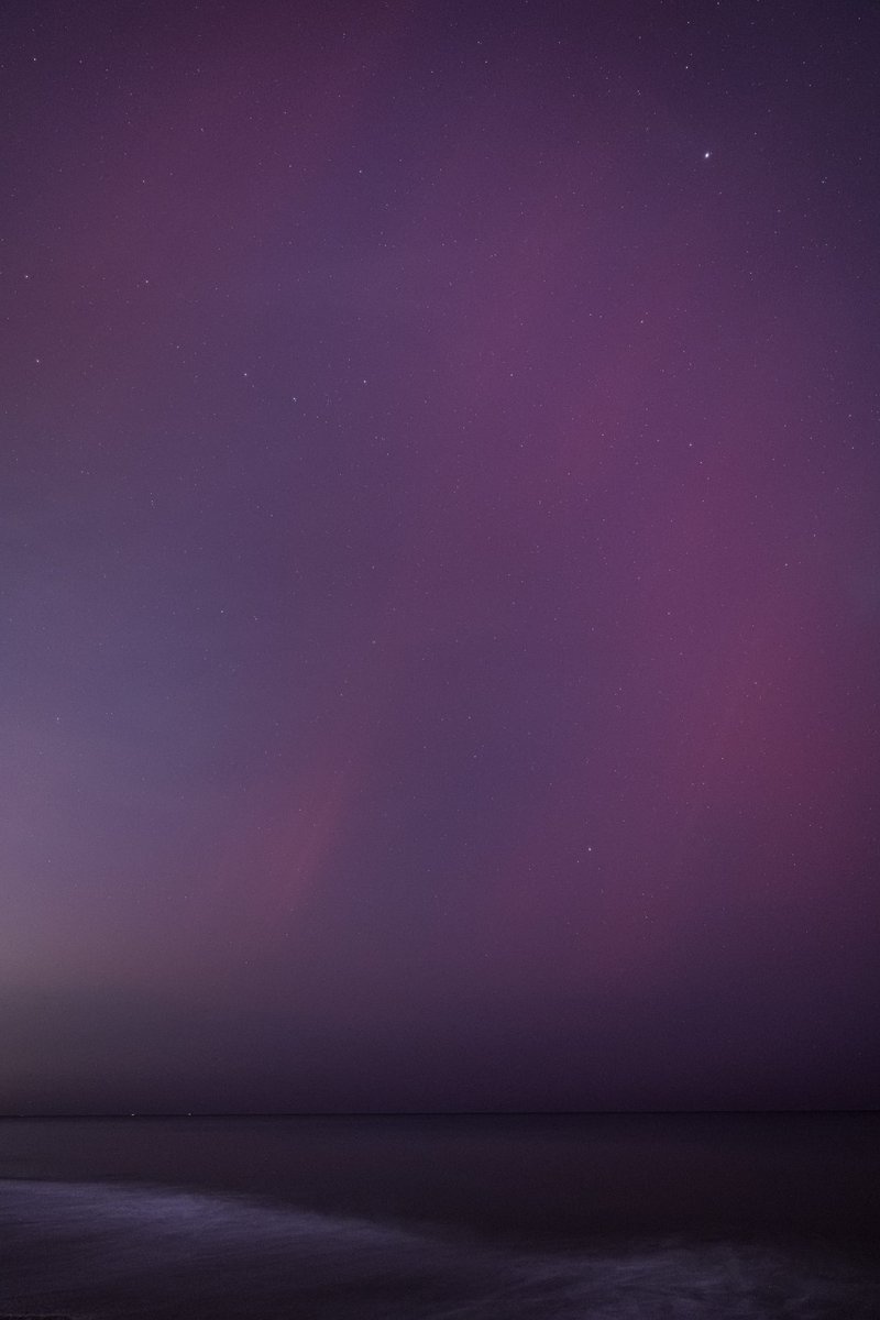 johnkrausphotos's tweet photo. I cannot believe my eyes! Aurora Borealis from my hometown of Satellite Beach, FLORIDA — 28° latitude! Once in a lifetime geomagnetic storm! Wow, wow, wow! https://t.co/A0rOaZ6MHf