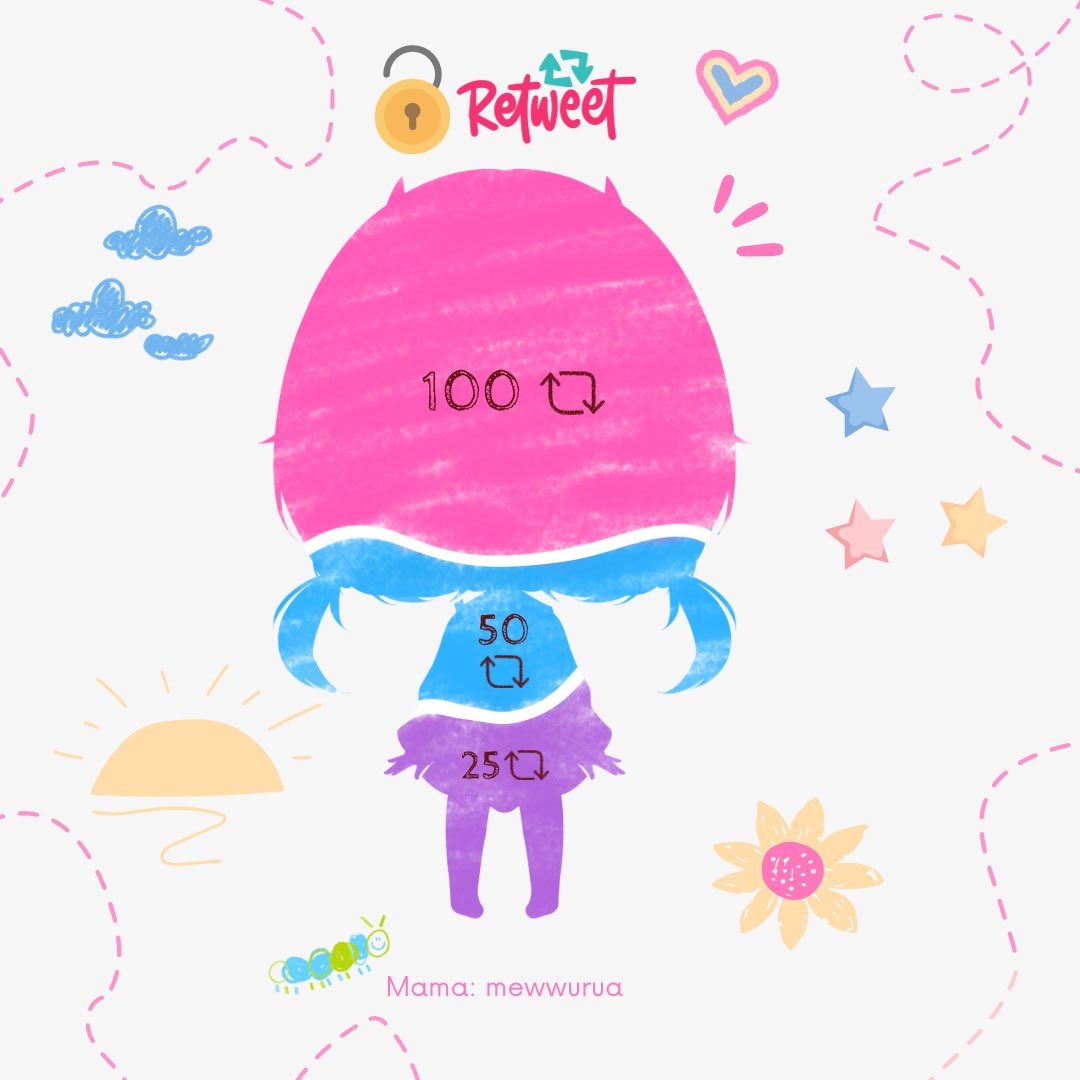 feiiichan30's tweet photo. Bisa nggak ya bocil ini kereveal???
💝bantu mpeii buat unlock bocilnya yuk! ><🎀
#vtuber #VtuberReveal https://t.co/0Uvxa7mhBw