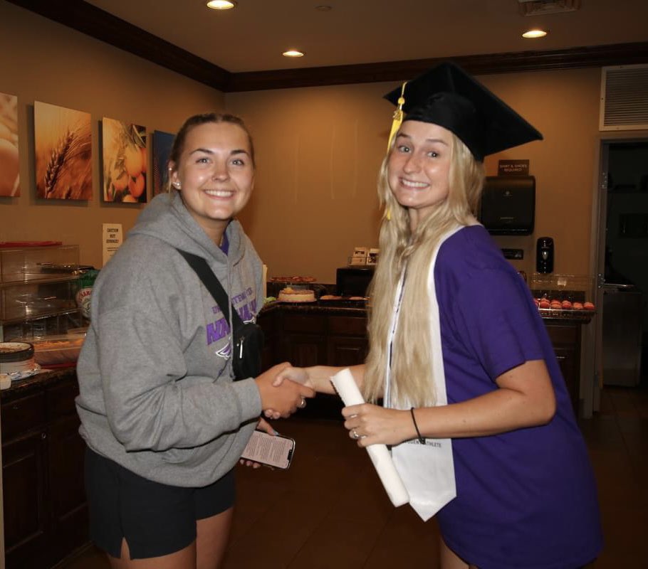 We had an awesome ceremony tonight for our graduates who will be missing graduation tomorrow!  So proud of these amazing people!  They will do great things in their lives &amp; deserve nothing but the best!  💜💜