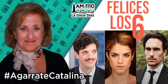 [Entrevista] Ya la trieja de “Felices los 6” @fedesalles Malena Sánchez <a href="/malenisimaa/">Malena Sánchez</a> y <a href="/JuanSorini/">Juan Sorini</a> en #AgarrateCatalina con <a href="/CatalinaDlugi/">Catalina Dlugi</a> por buenosaires.gob.ar/radiociudad