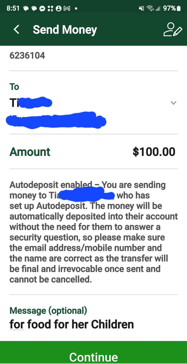 Helped a single mom who was denied funds by emergency income support for her children who hadn't eaten and were starving. Was told to go to the foodbank, which she had exhausted, and had to wait 2 weeks to go again. #abpoli