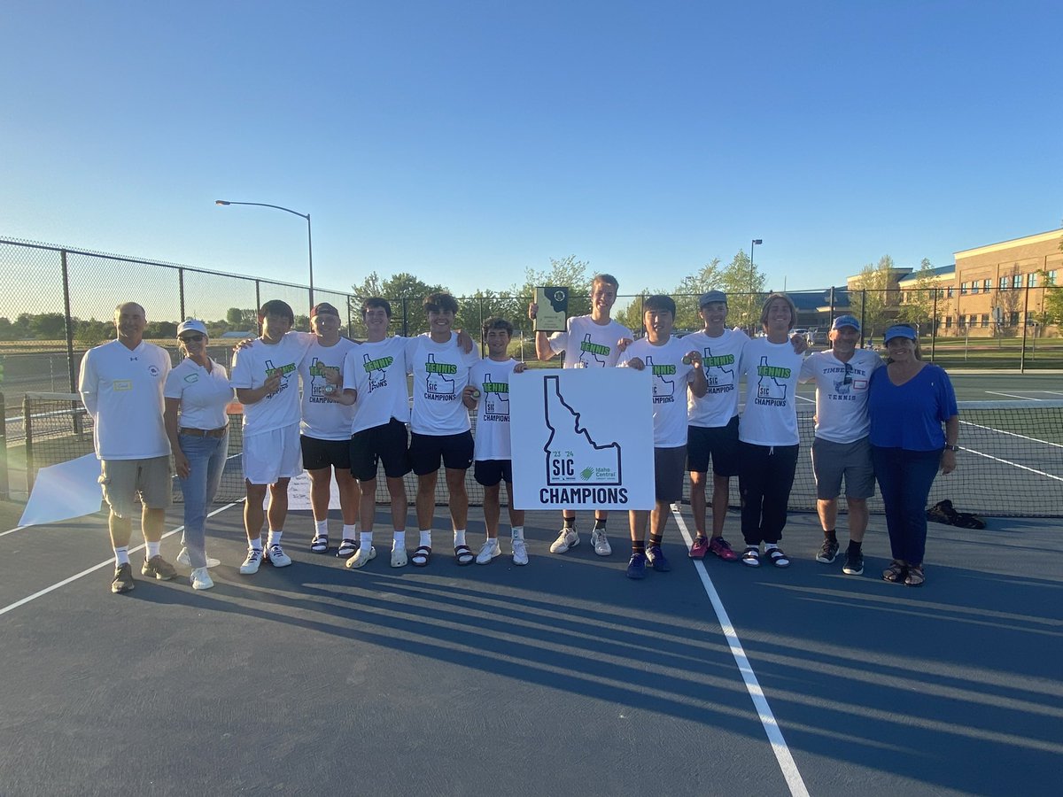 Congrats to the 2024 SIC Tennis Champions 🎾🎾

Girls - Eagle Mustangs 
Boys - <a href="/TimbWolvesAD/">THS Wolves Athletics</a> 

Thank you to <a href="/Idaho_Central/">ICCU</a> for their sponsorship of this year’s Tennis tournament!!