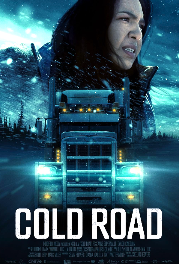 evasurga's tweet photo. Go watch this one endorsed by #Catsociety. #ColdRoad is a tense movie set in the Canadian Northwest Territories about the feelings of an Indigenous woman who is the pushover type. Forced by a truck driver who terrorizes women she must overcome her fear of standing up for herself. https://t.co/u9DHawEM20