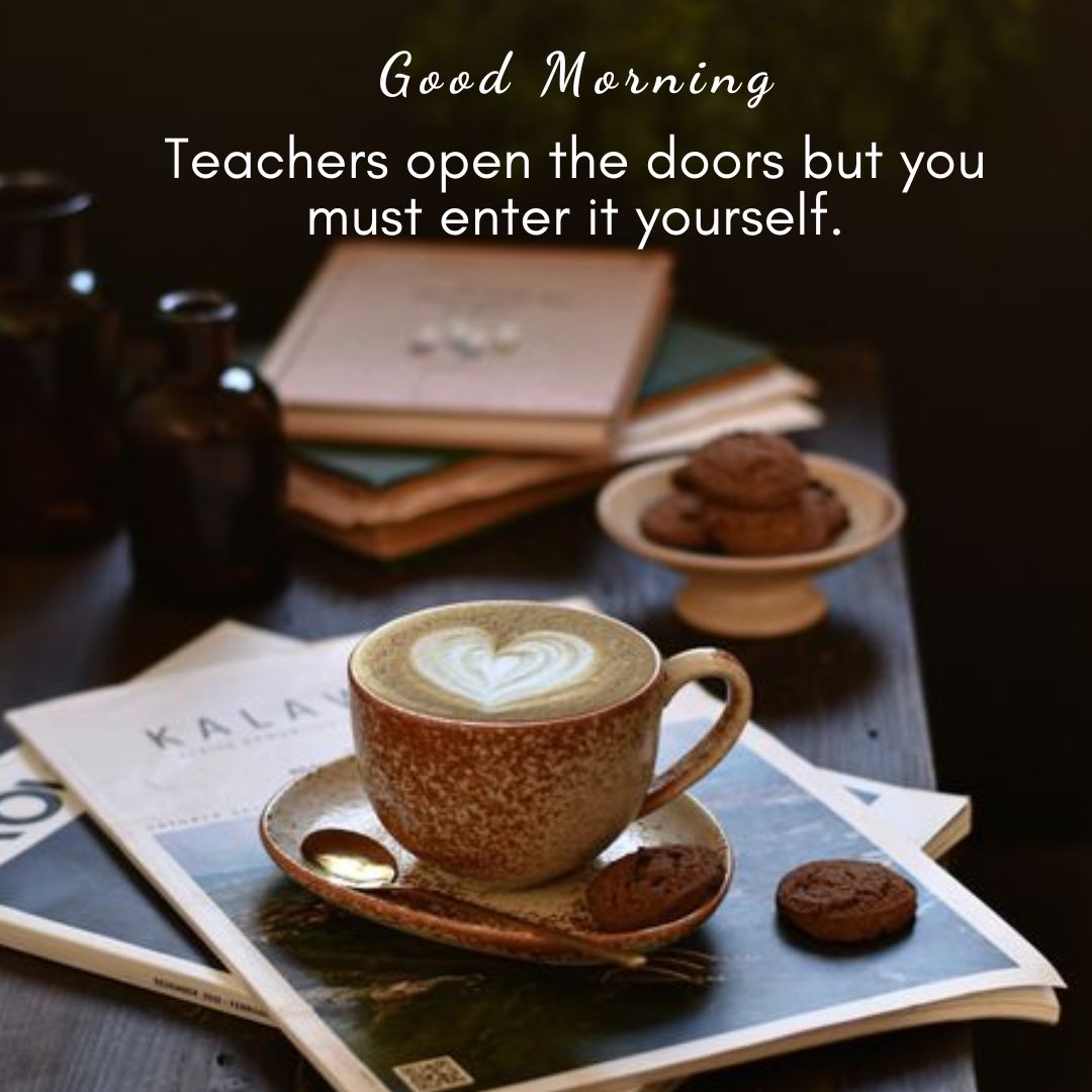 Happy morning friends. Good teachers, guides or life coaches, can only provide the guidance & knowledge. It’s always upto us to take initiative, put in the effort & take responsibility for our own learning & growth.😊🙏🏻🙏🏻