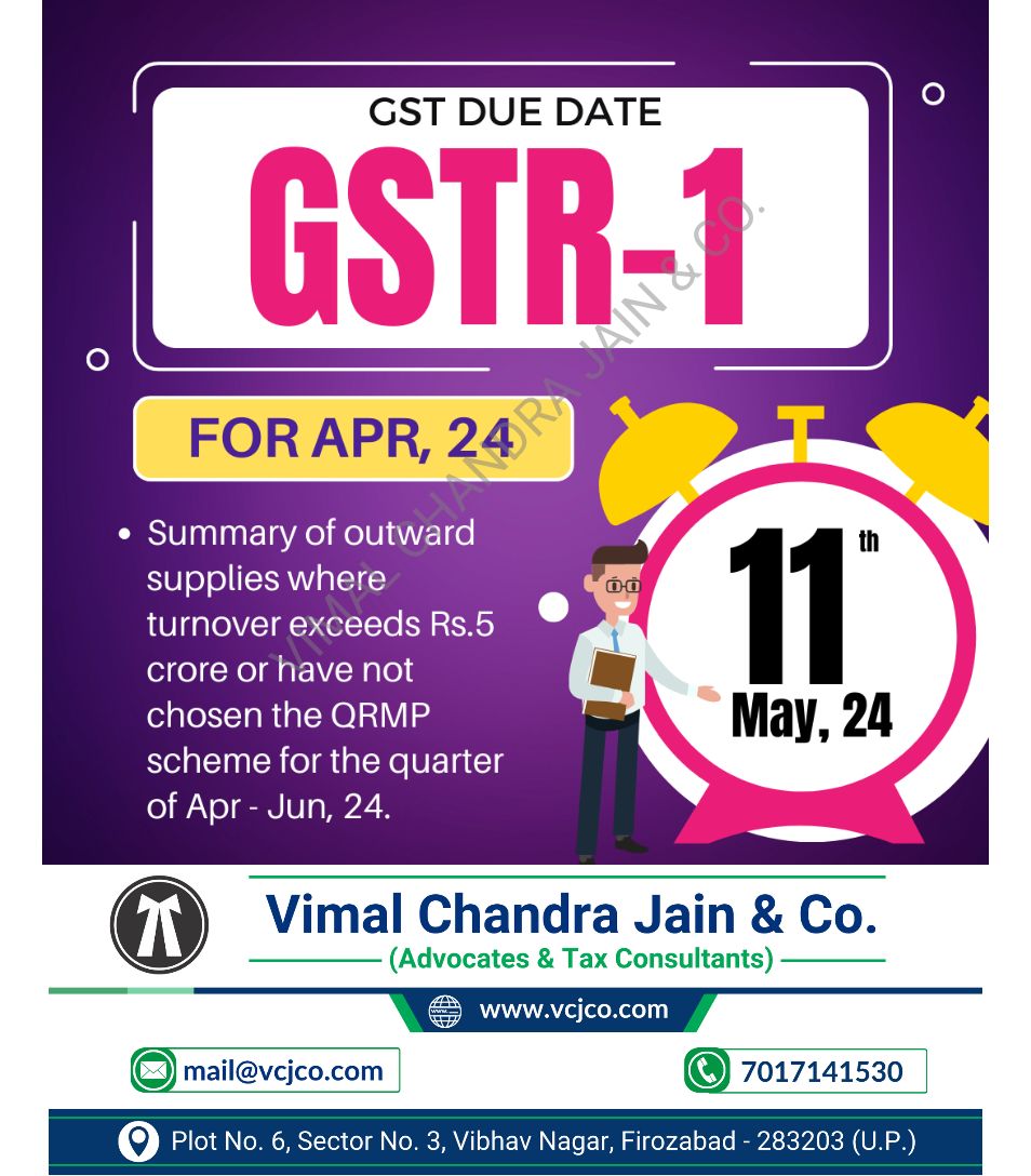 GSTR-1 #GSTR1
#GSTIndia
#TaxCompliance
#GSTFiling
#GSTUpdates
#EcommerceTax
#TaxReform
#IndianEconomy
#BusinessGrowth
#FinancialReporting
#vcjco #firozabad #agra #shikohabad #itr #incometaxreturn #refund #gst #gstr #gstregistration #tax #taxation