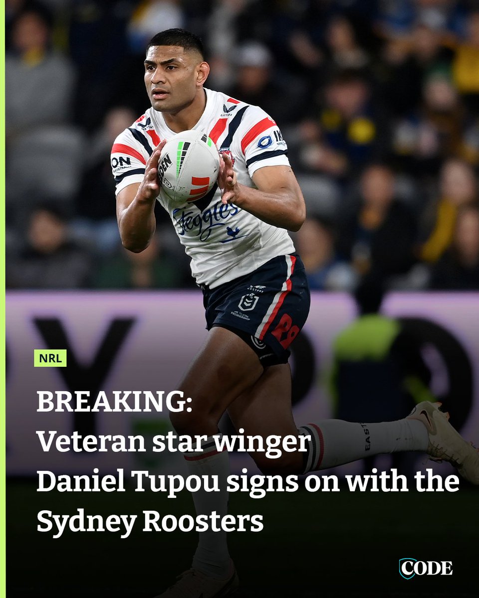The Sydney Roosters have locked down a key component of their backline with veteran winger Daniel Tupou extending his stay in the Eastern Suburbs. DETAILS ▶️ bit.ly/3yeDI7H