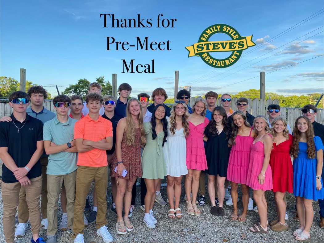 Thanks to Steve’s Family Restaurant for providing a meal in Mountain Grove for the sectional qualifiers.  We appreciate your support in fueling our team for meet day!  

Good luck to our track and field athletes tomorrow!

#weareblairoaks